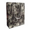 Set of Six Recycled Cotton Gift Bags Tag Black Beach Grass Design Arcadia Home